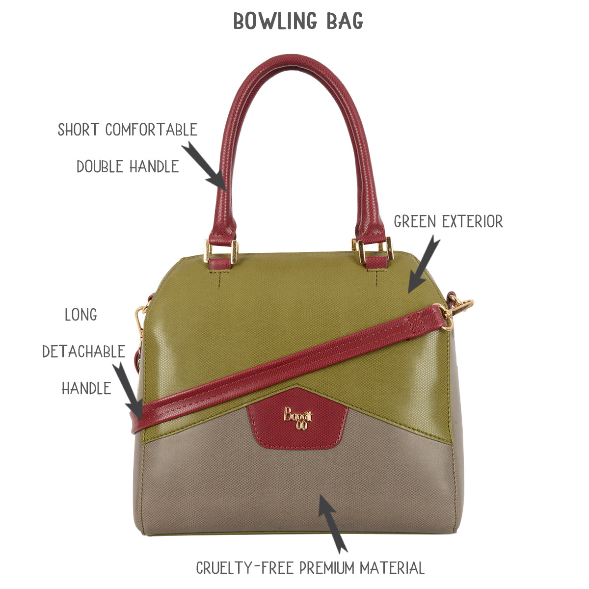 Dekan Green Medium Duffel Bag