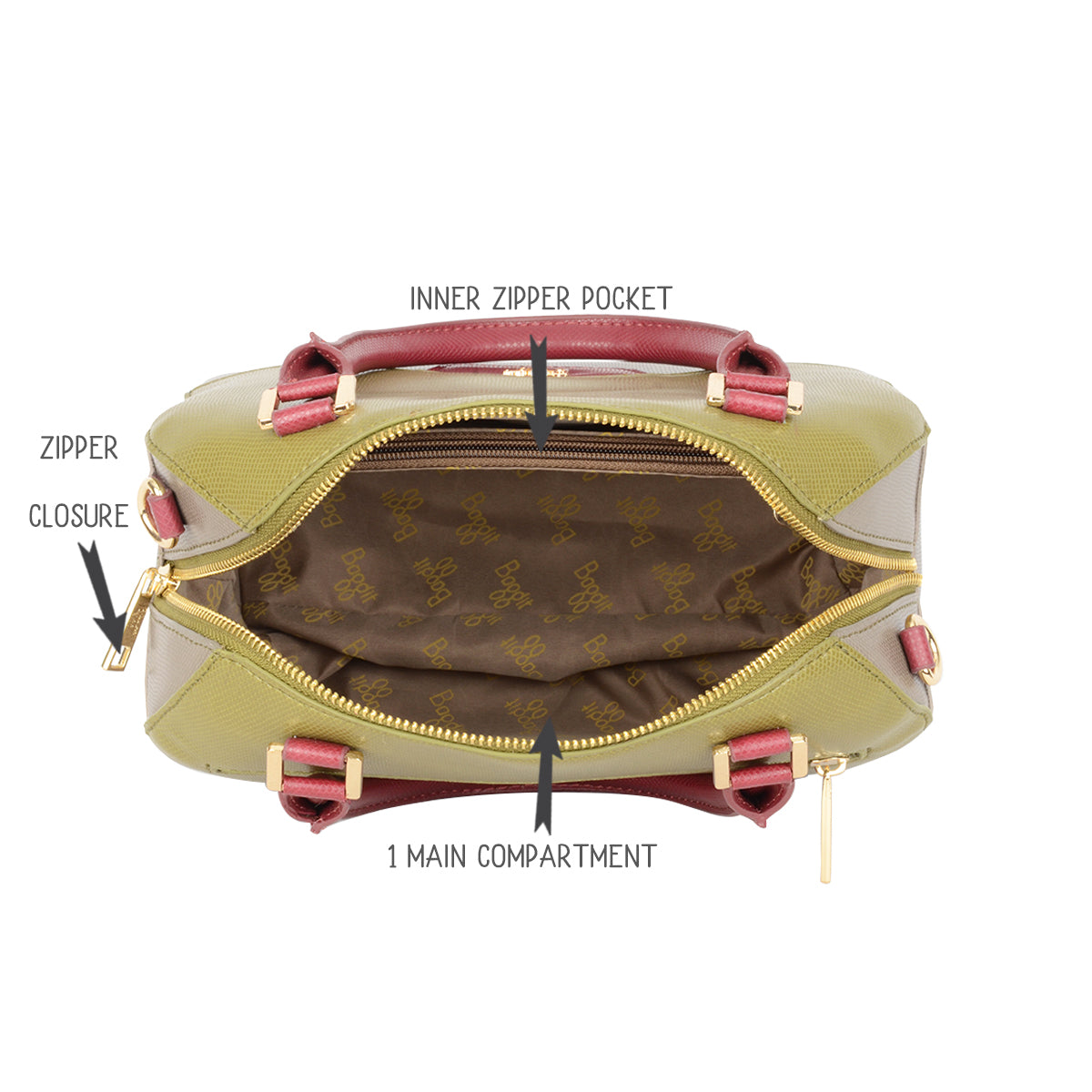 Dekan Green Medium Duffel Bag