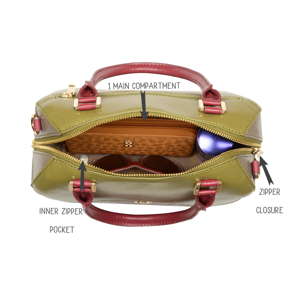 Dekan Green Medium Duffel Bag