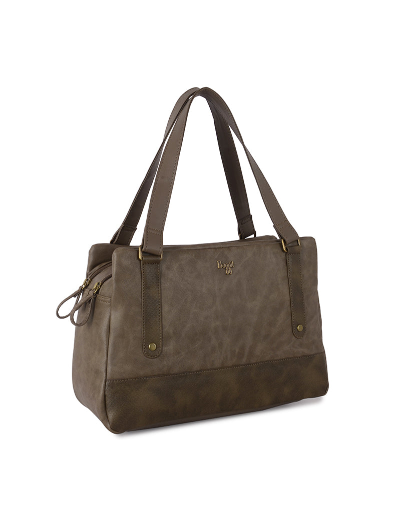 Dox Green Medium Satchel Bag