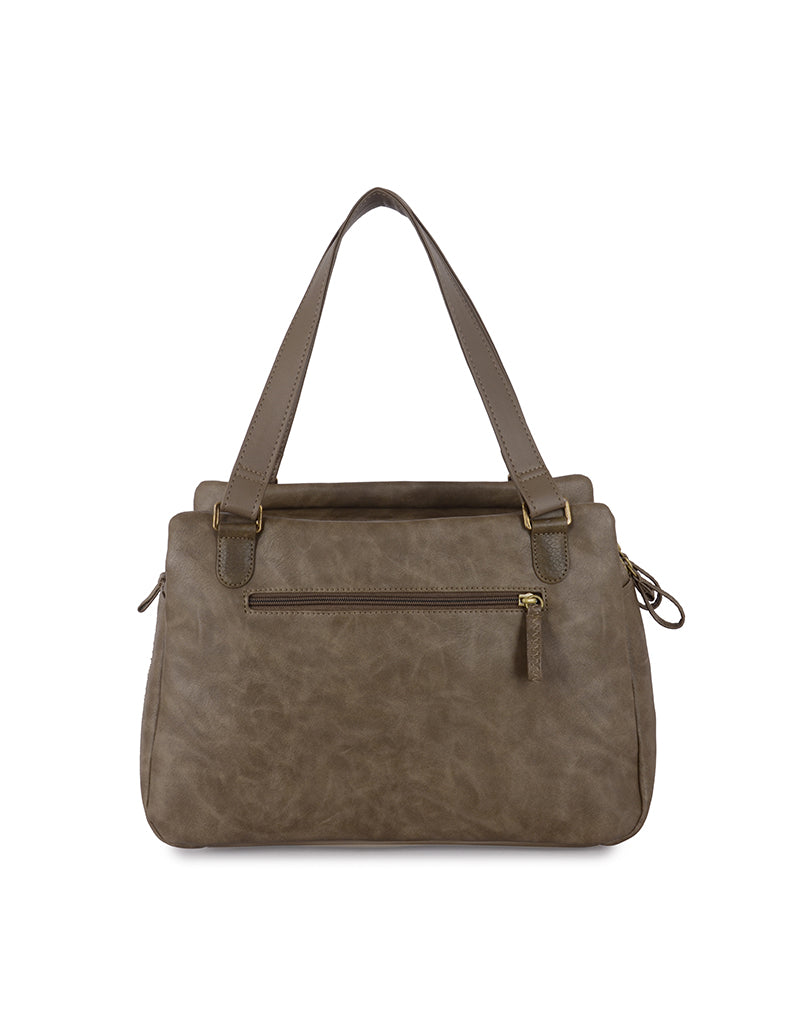 Dox Green Medium Satchel Bag