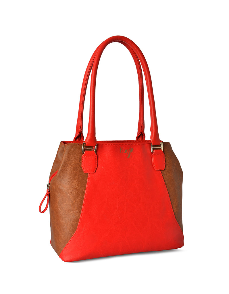 Emmanuel Red Medium Tote Bag