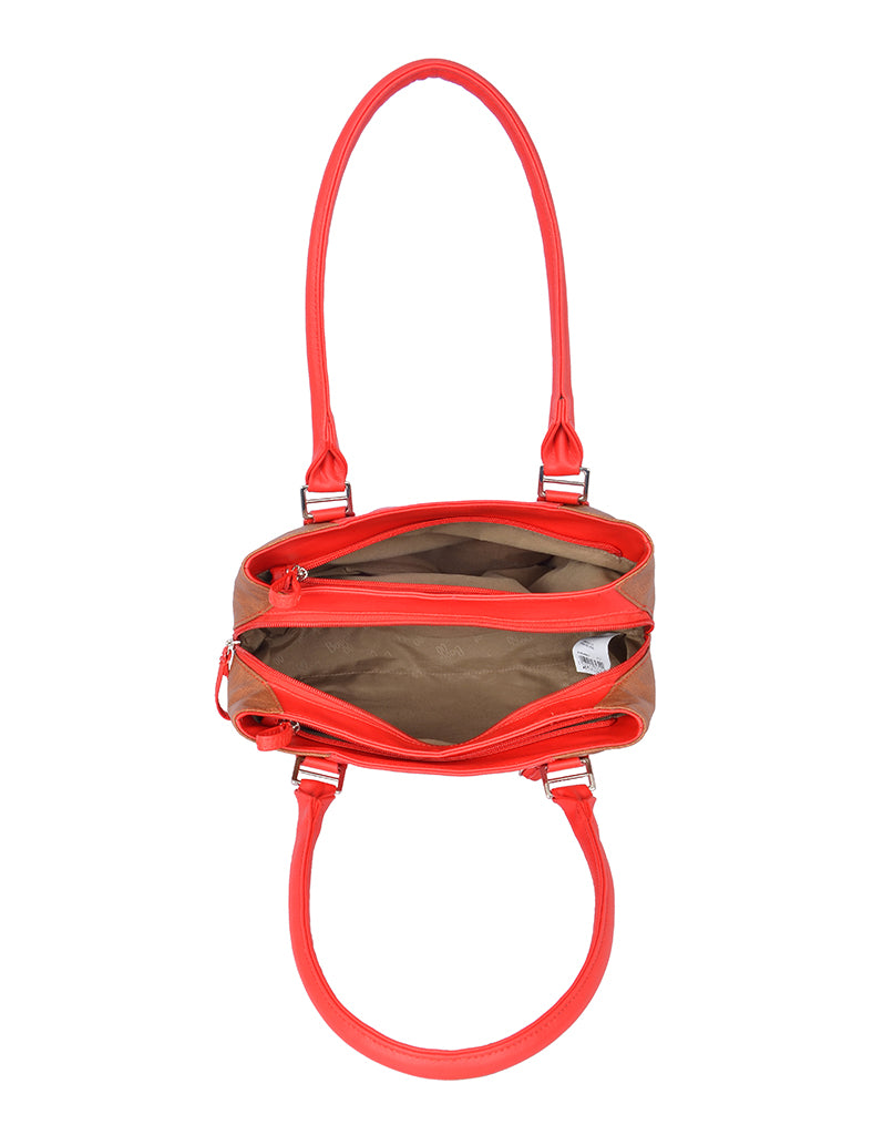 Emmanuel Red Medium Tote Bag