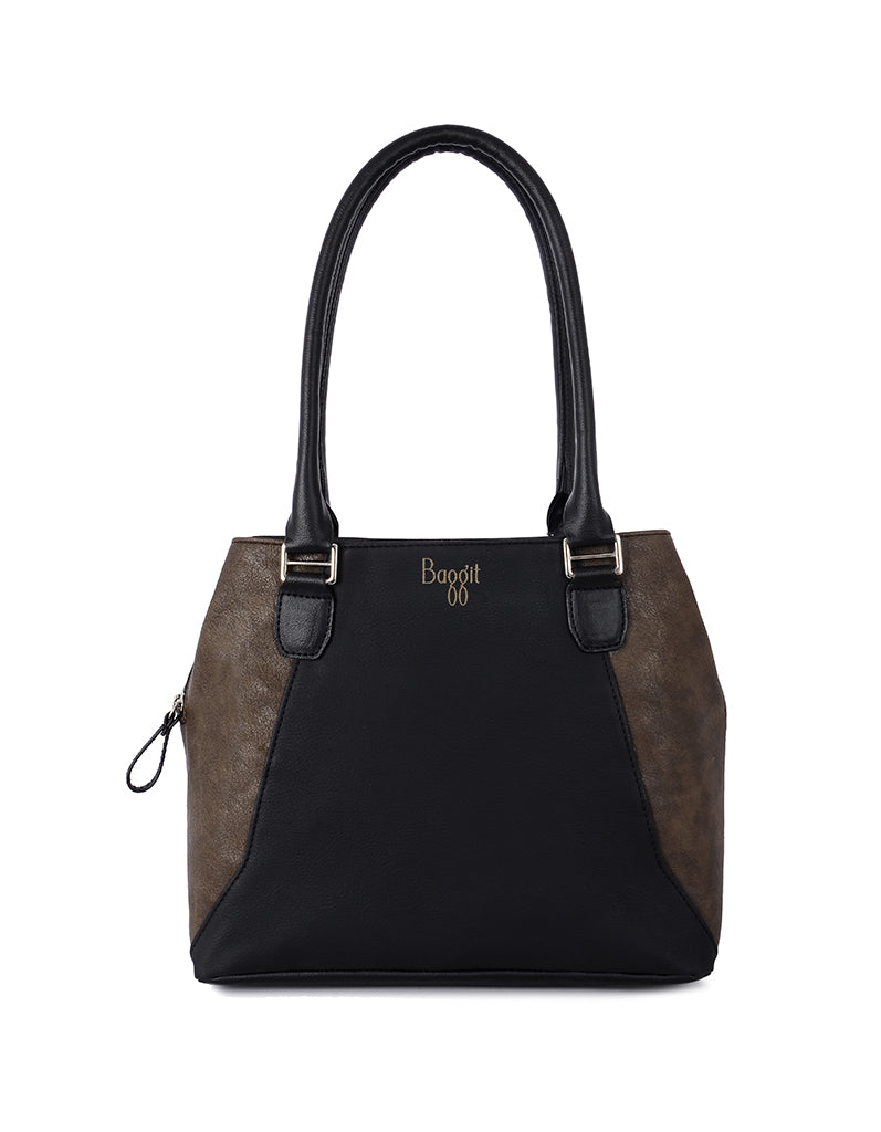 Emmanuel Black Medium Tote Bag