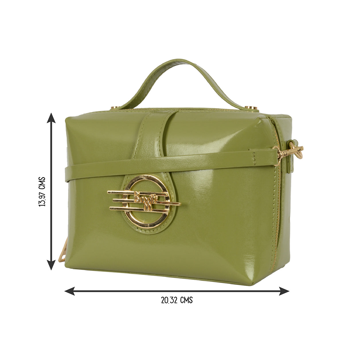 Estupendo Green Small Satchel Bag