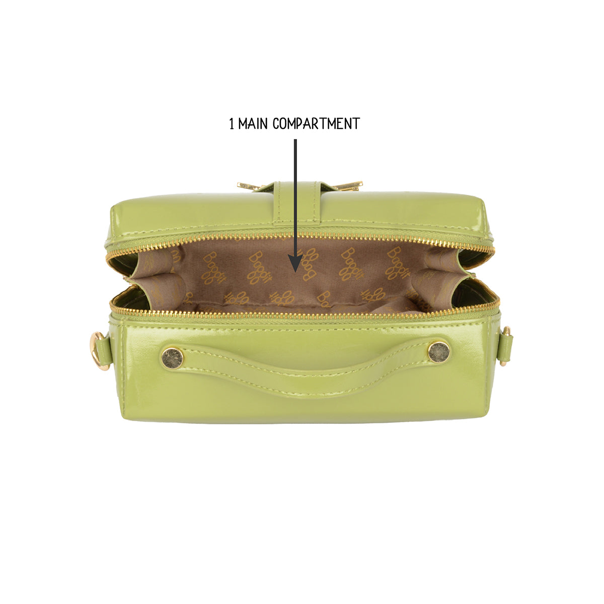 Estupendo Green Small Satchel Bag