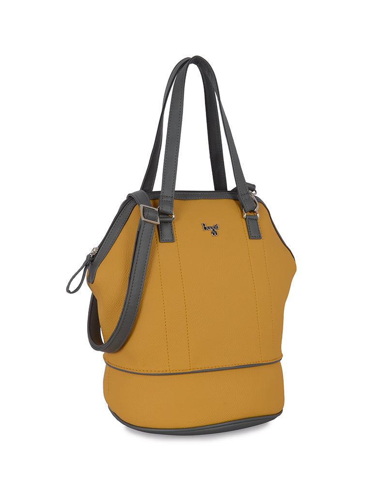 Ferrari Yellow Medium Hobo Bag