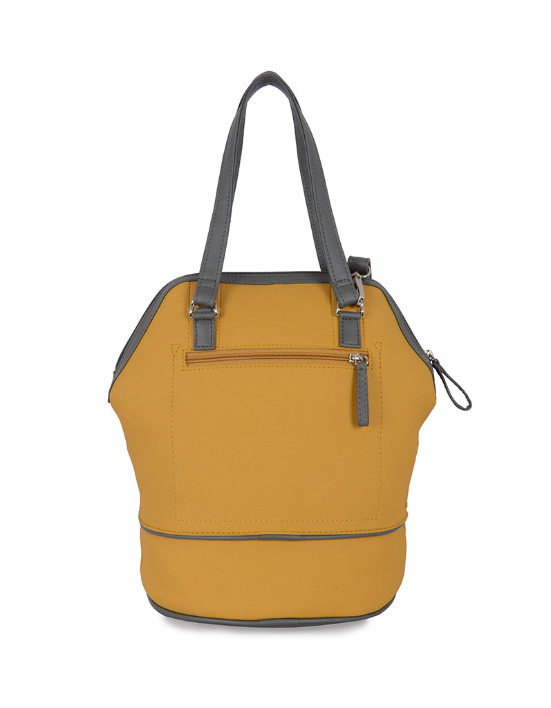 Ferrari Yellow Medium Hobo Bag