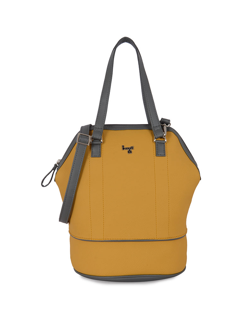 Ferrari Yellow Medium Hobo Bag