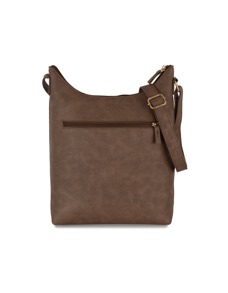 Georgia Beige Large Hobo Bag