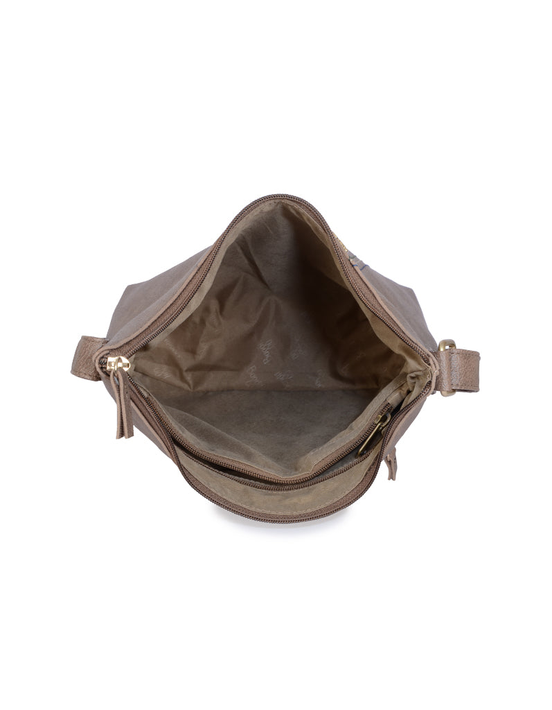 Georgia Beige Large Hobo Bag
