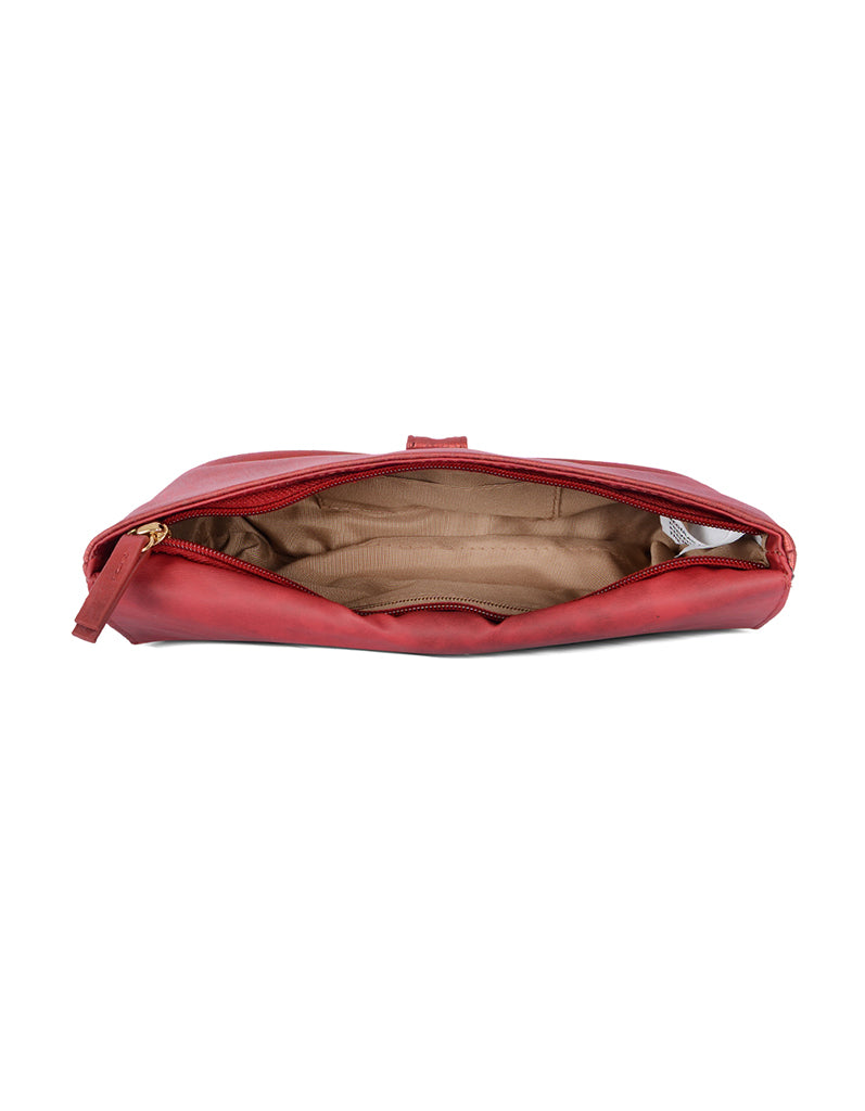Grunt Red Small Clutch Bag