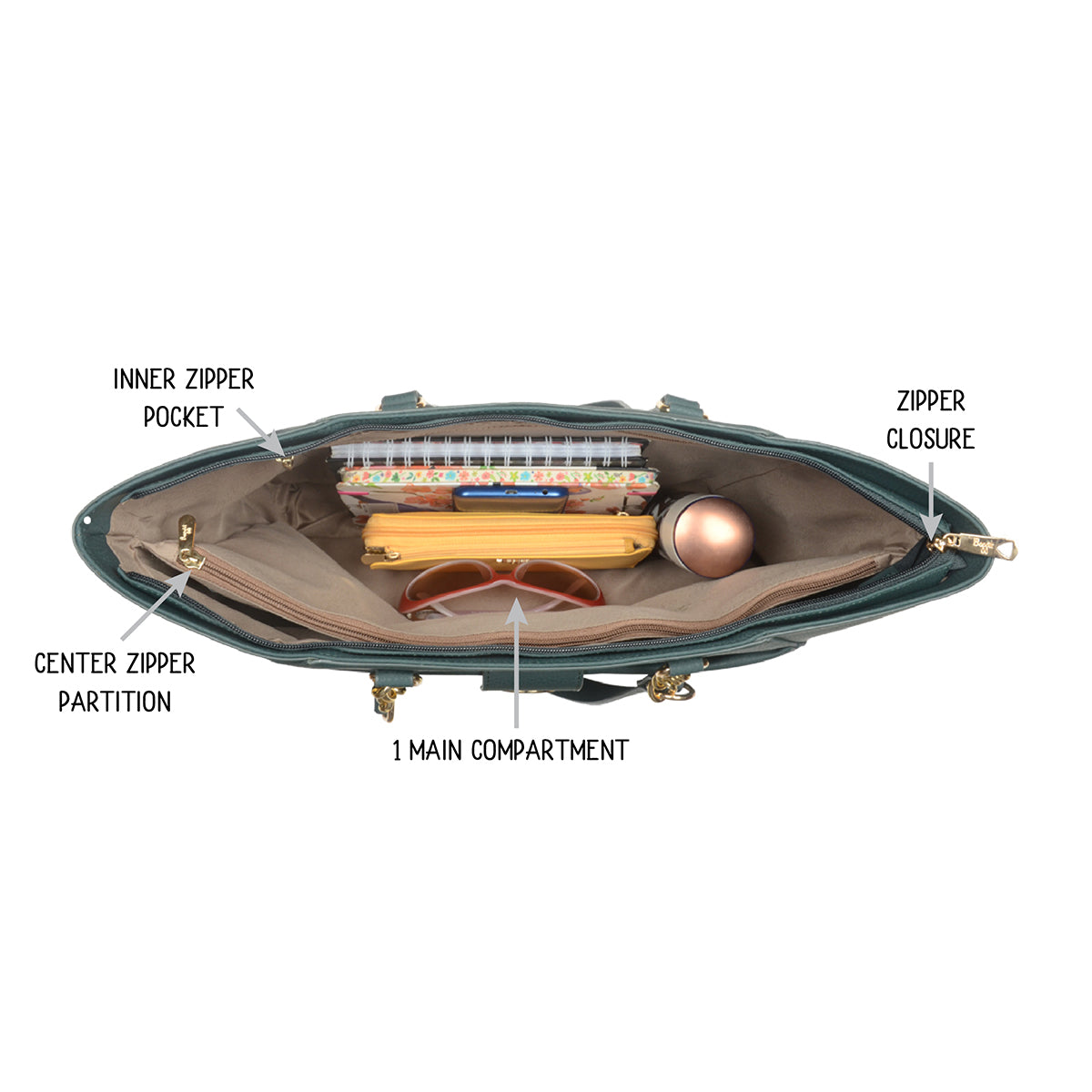 Jonquil Green Large Laptop Laptop Bag