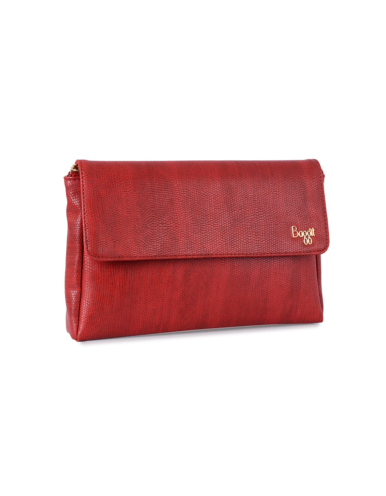 Least Red Small Clutch Bag