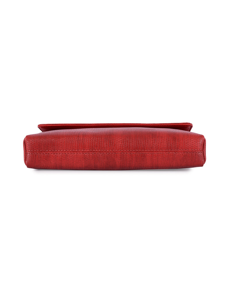 Least Red Small Clutch Bag