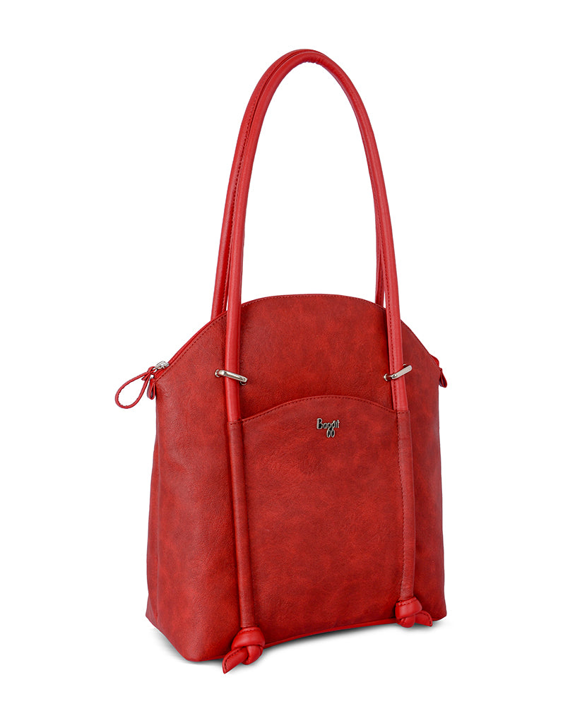 Lina Red Large Bowling Bag
