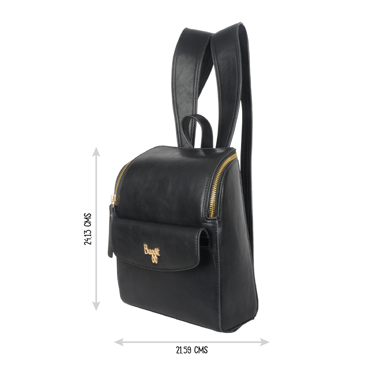 Linger Black Small Backpack Bags