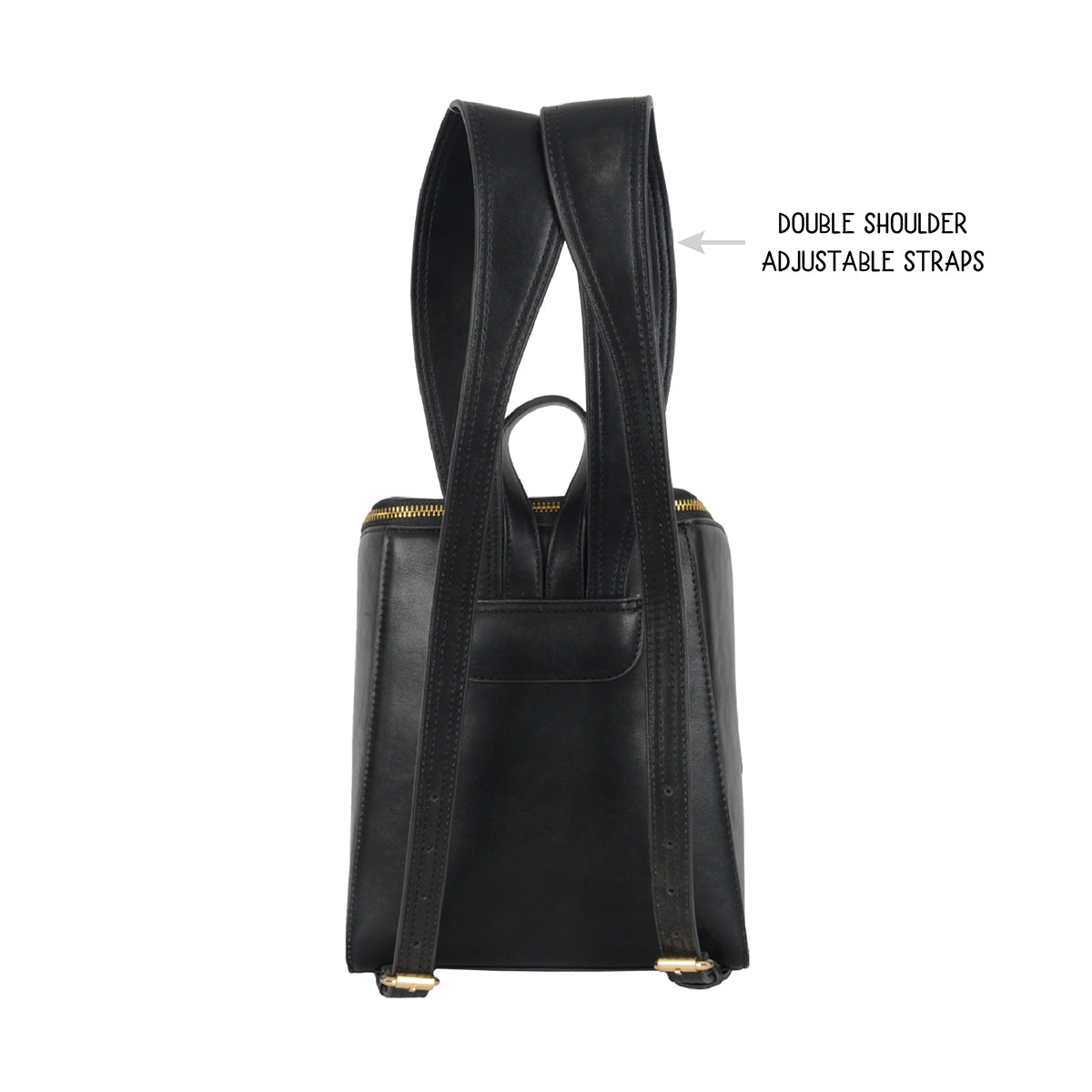 Linger Black Small Backpack Bags