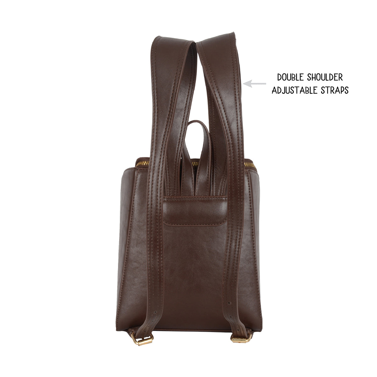 Linger Brown Small Backpack Bags