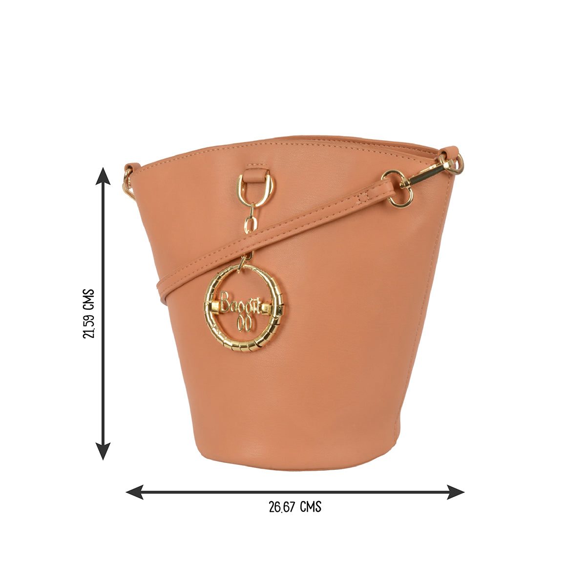 Louie Peach Small Shoulder Bag