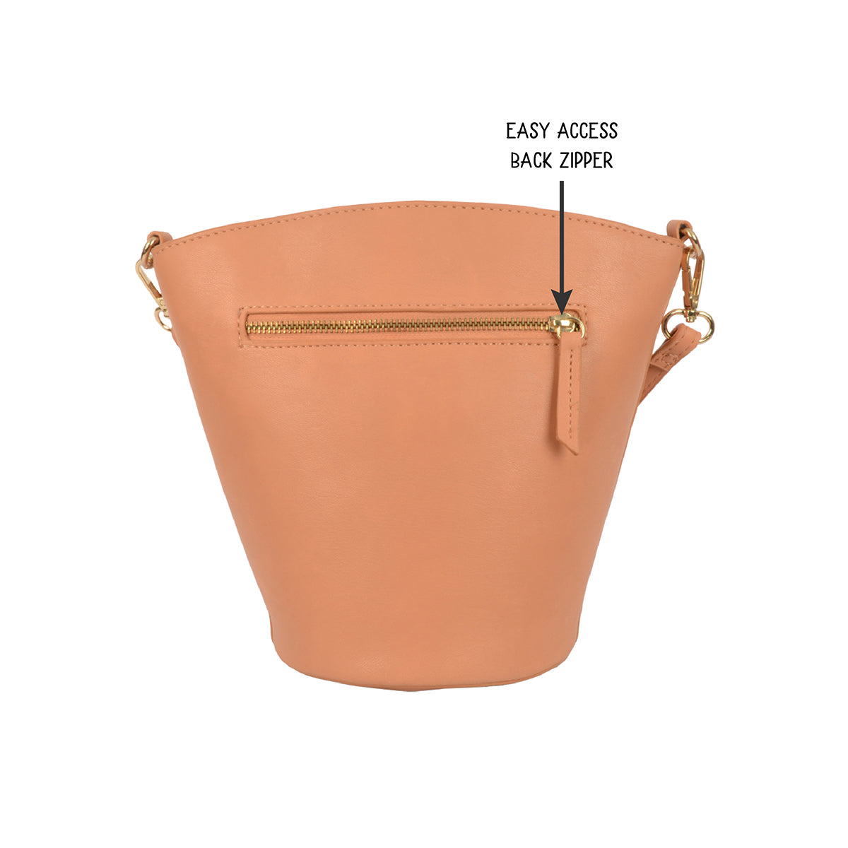 Louie Peach Small Shoulder Bag