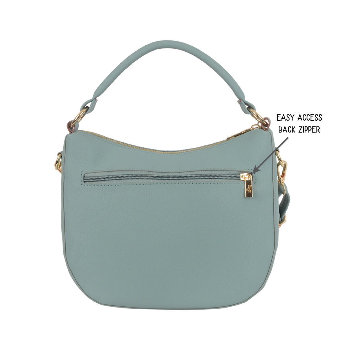 Make Blue Small Hobo Bag