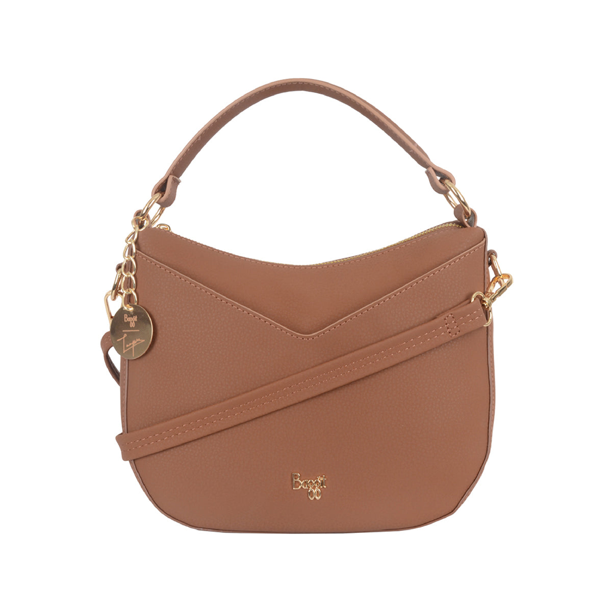 Make Tan Small Hobo Bag