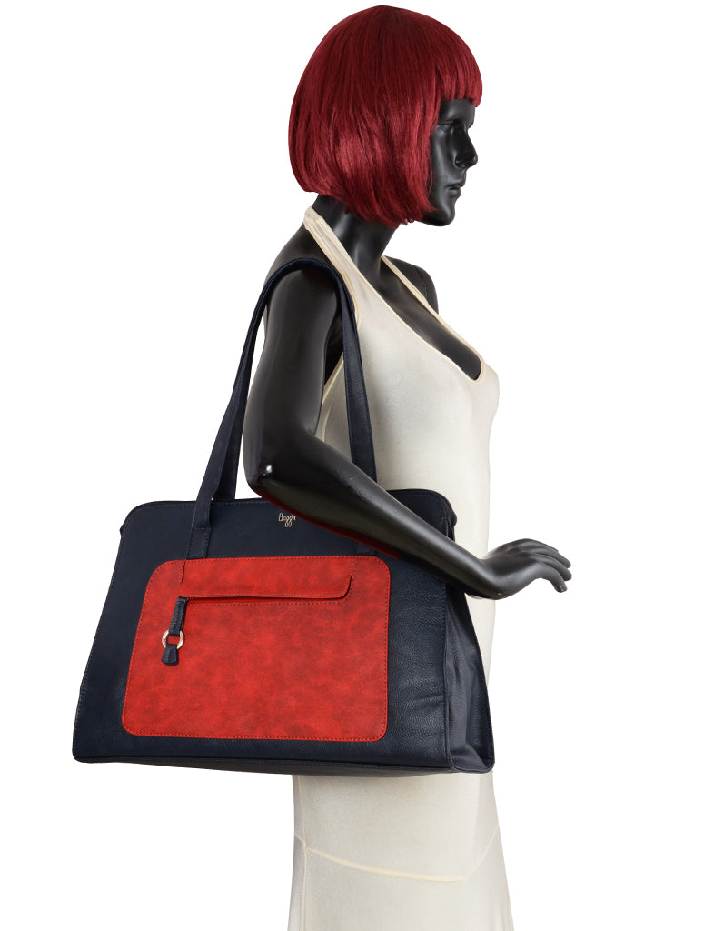 Mendes Blue Large Tote Bag