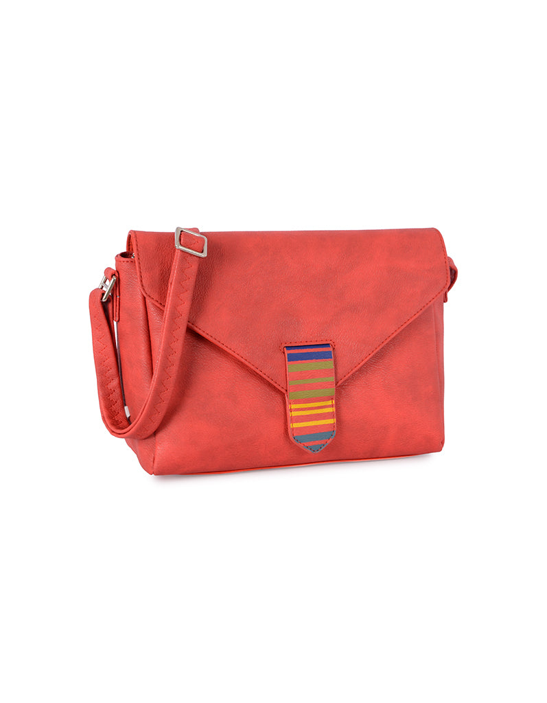Mugsy Red Small Satchel Bag