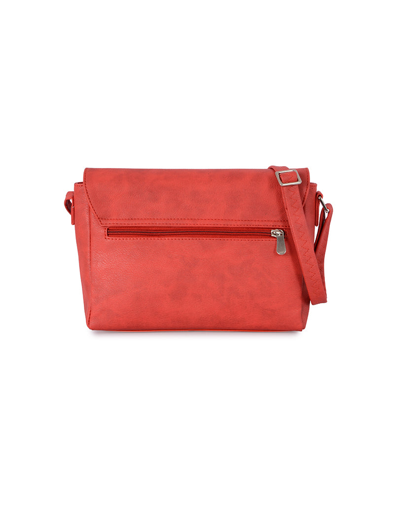 Mugsy Red Small Satchel Bag