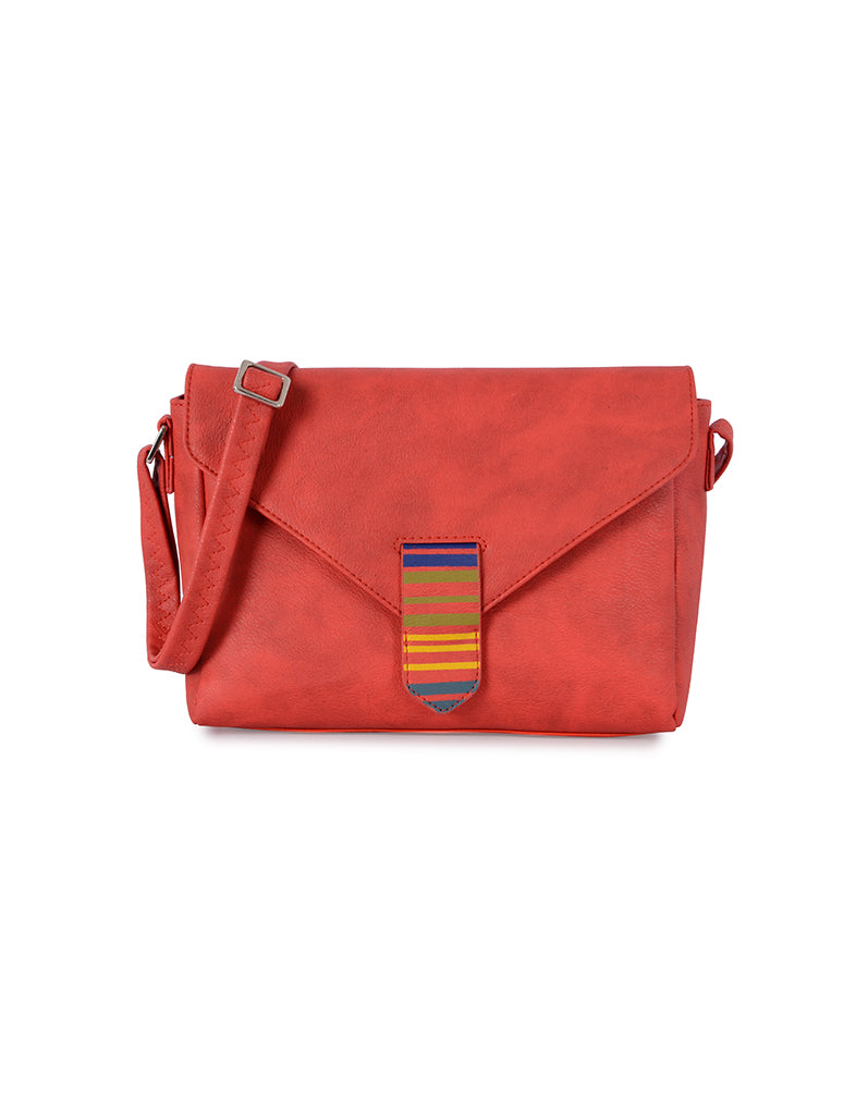 Mugsy Red Small Satchel Bag