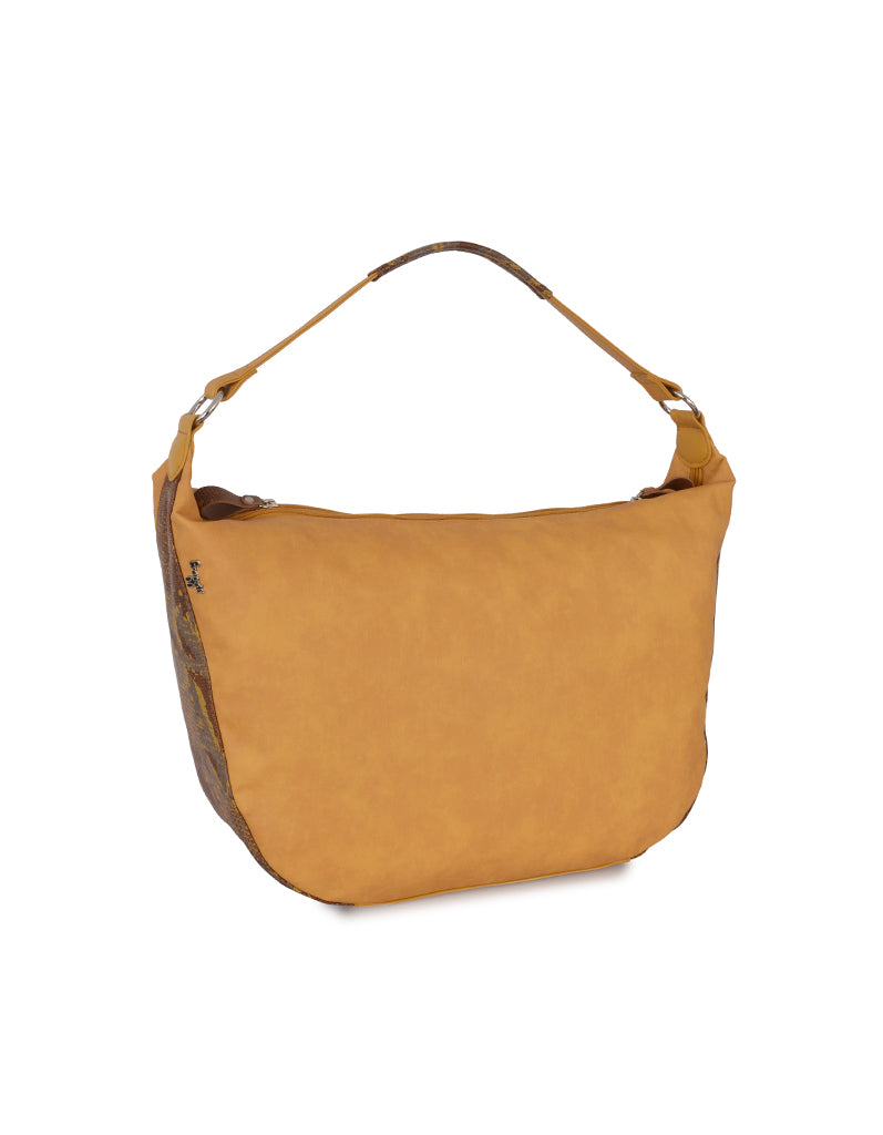 Myra Yellow Large Hobo Bag
