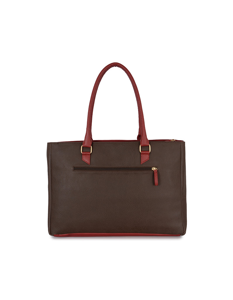 Oasis Brown Oversize Tote Bag