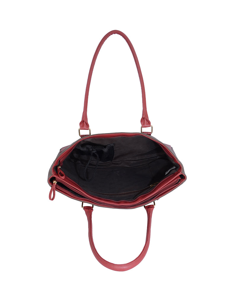 Oasis Brown Oversize Tote Bag