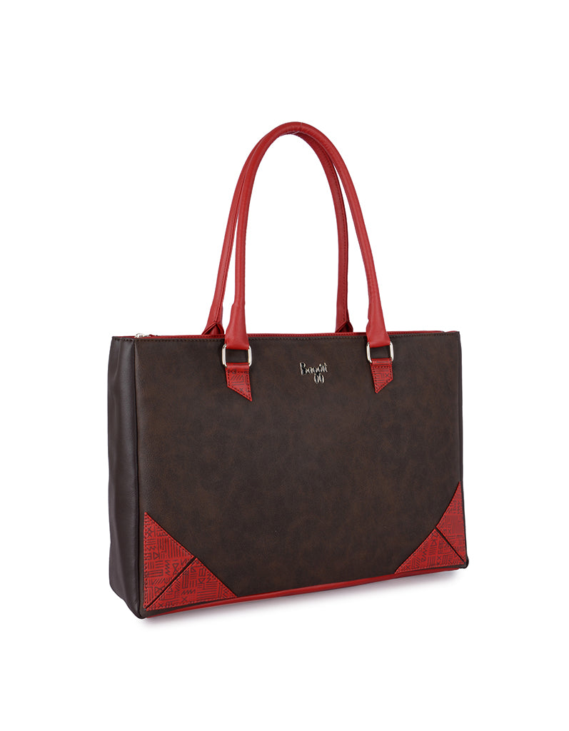 Oasis Brown Oversize Tote Bag