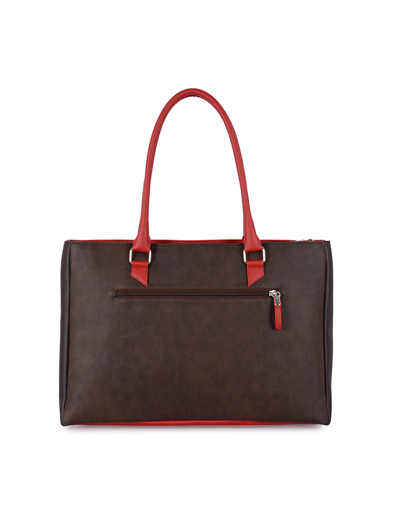 Oasis Brown Oversize Tote Bag