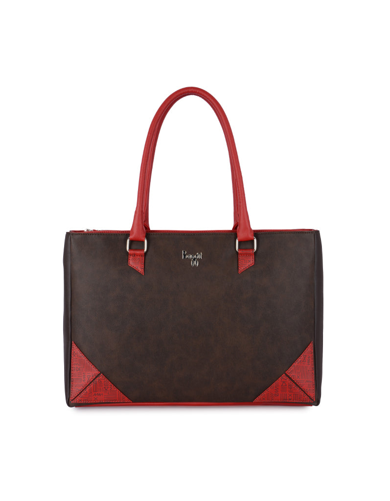Oasis Brown Oversize Tote Bag