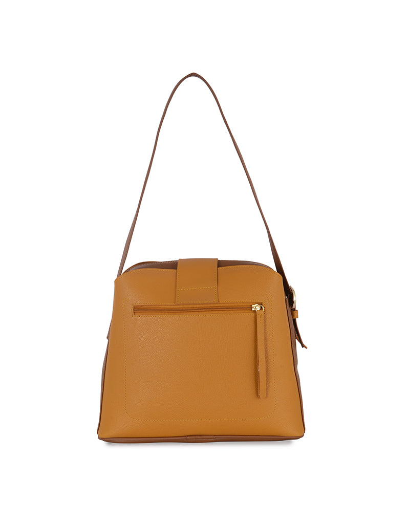 Oleksander Yellow Medium Hobo Bag