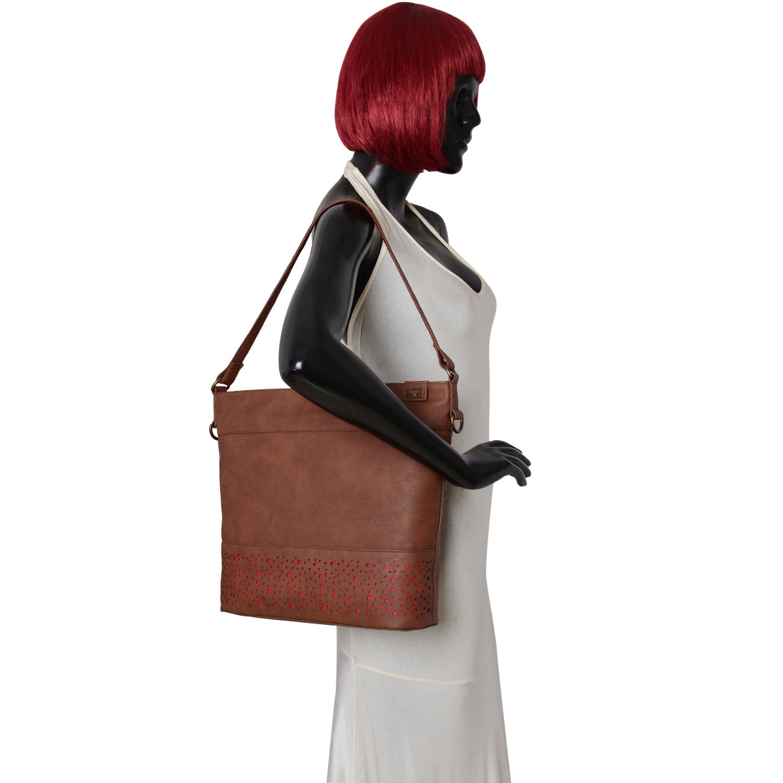 Pacific Brown Large Hobo Bag