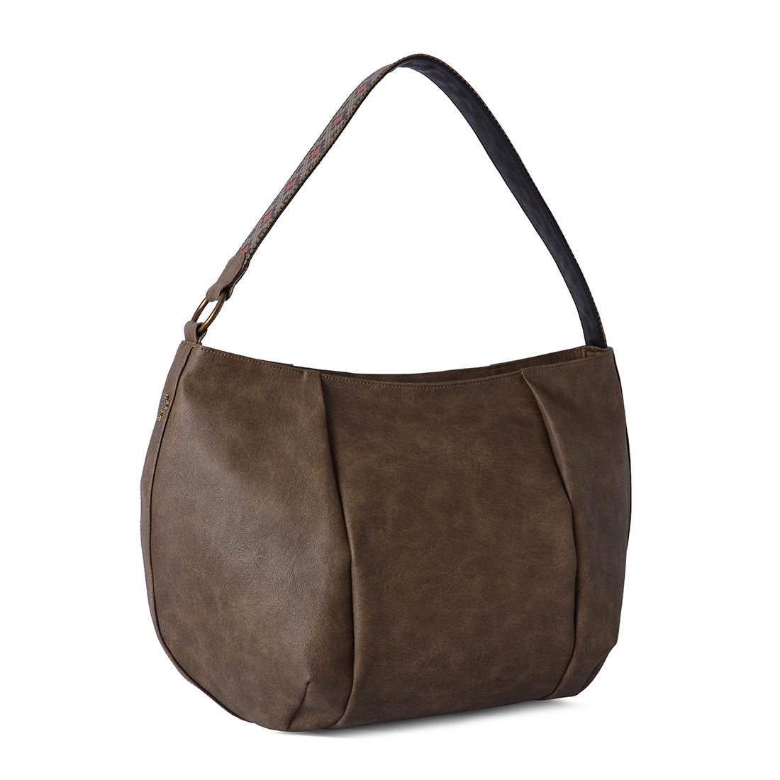 Pisco Brown Large Hobo Bag