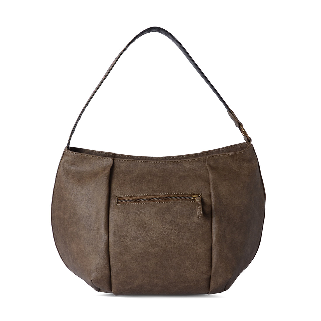 Pisco Brown Large Hobo Bag