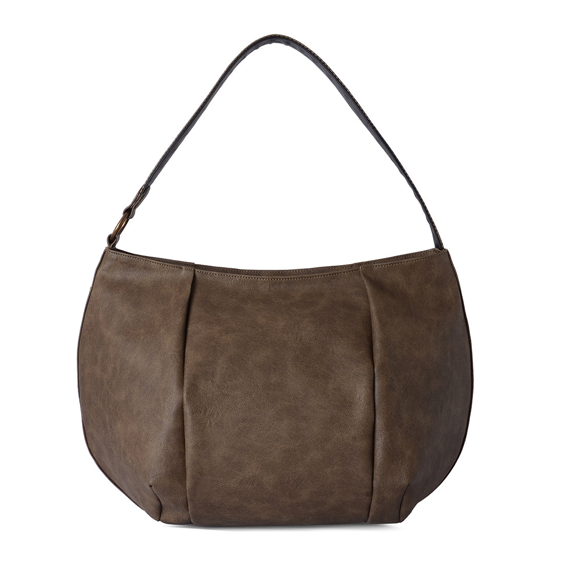 Pisco Brown Large Hobo Bag