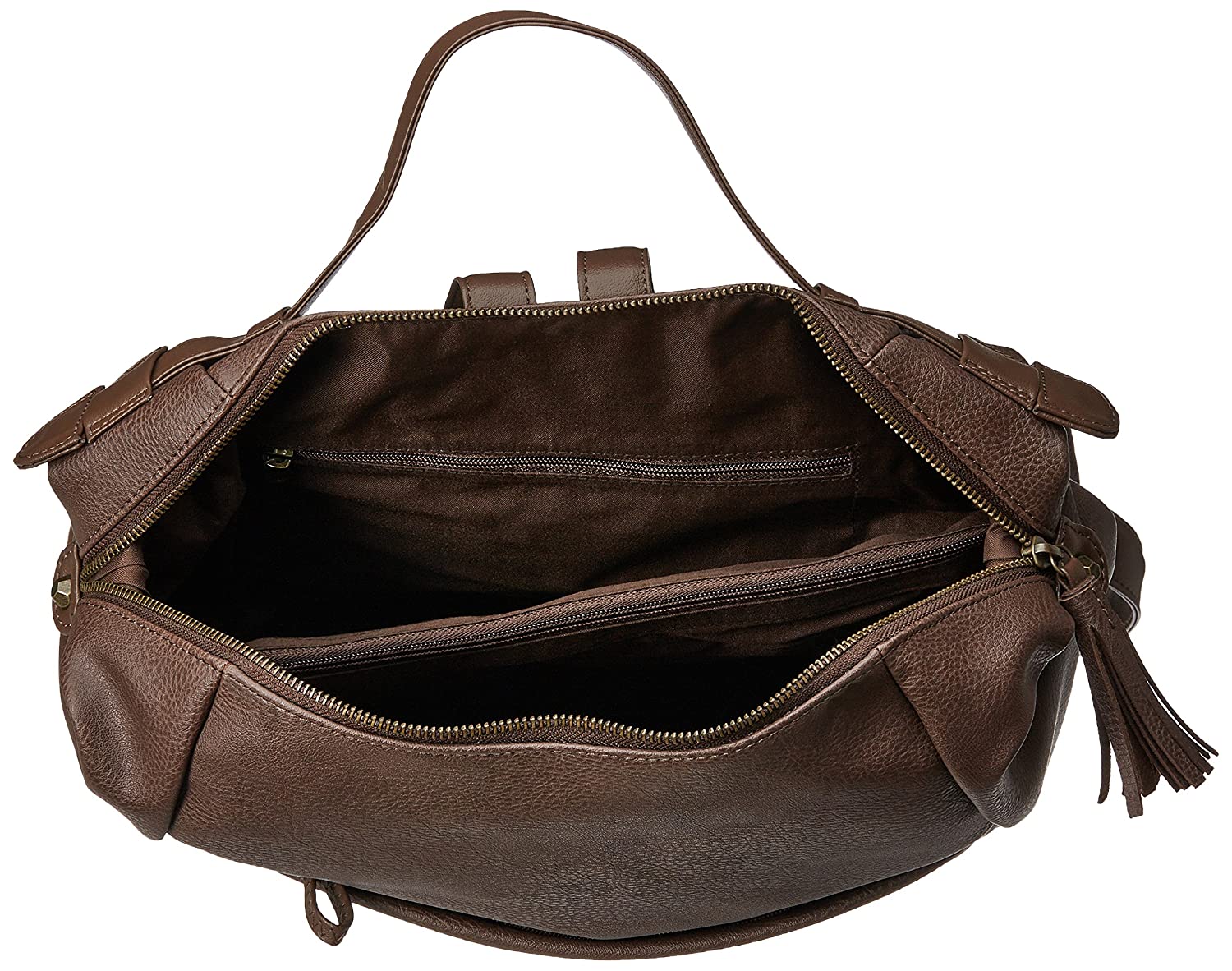 Pluggin Brown Large Backpack Bag