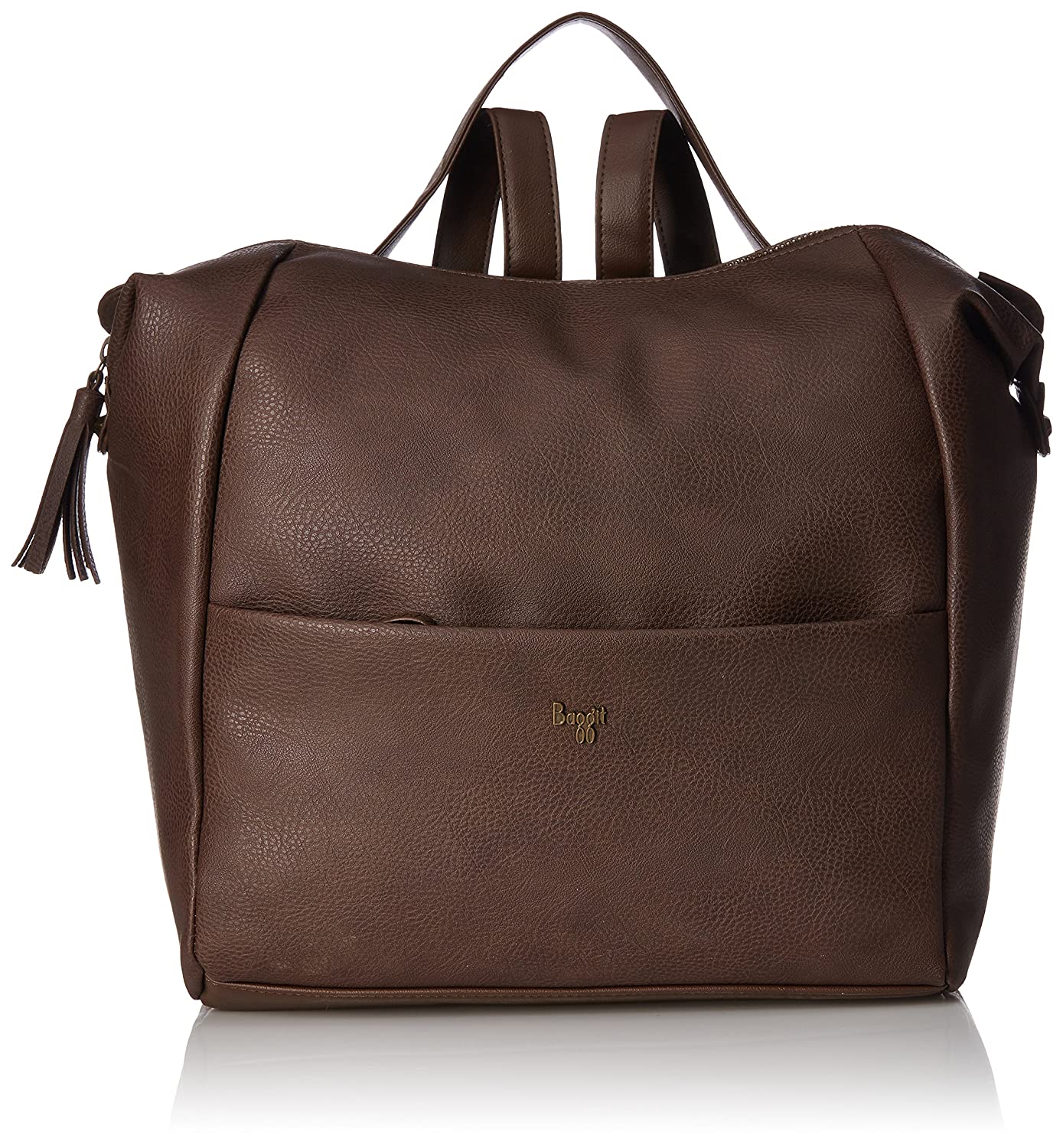 Pluggin Brown Large Backpack Bag