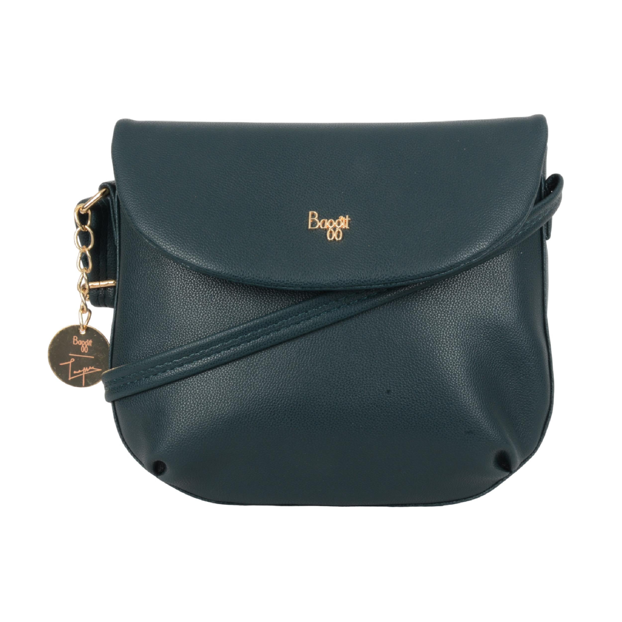 Plumo Green Small Saddle Bags