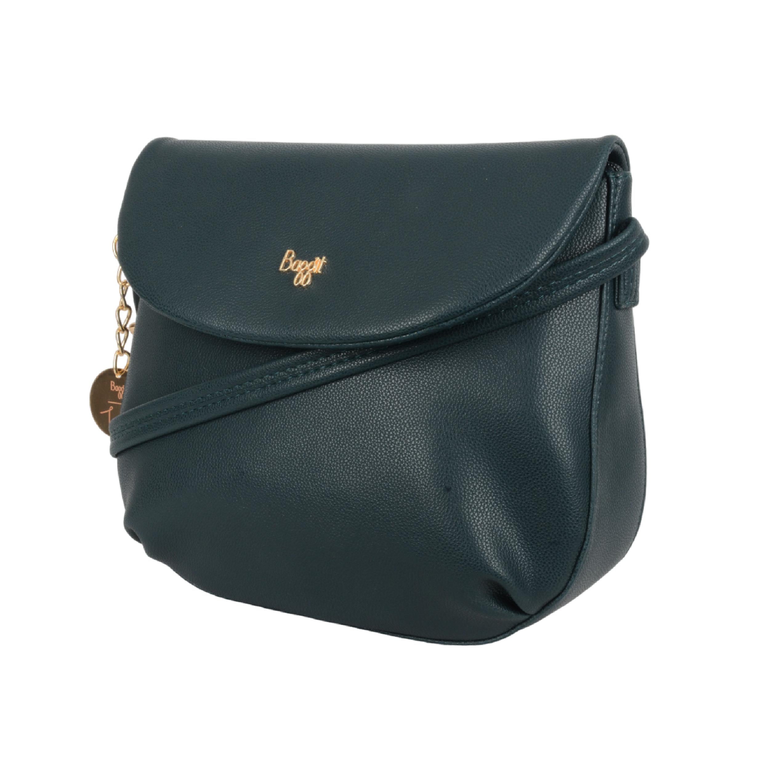 Plumo Green Small Saddle Bags