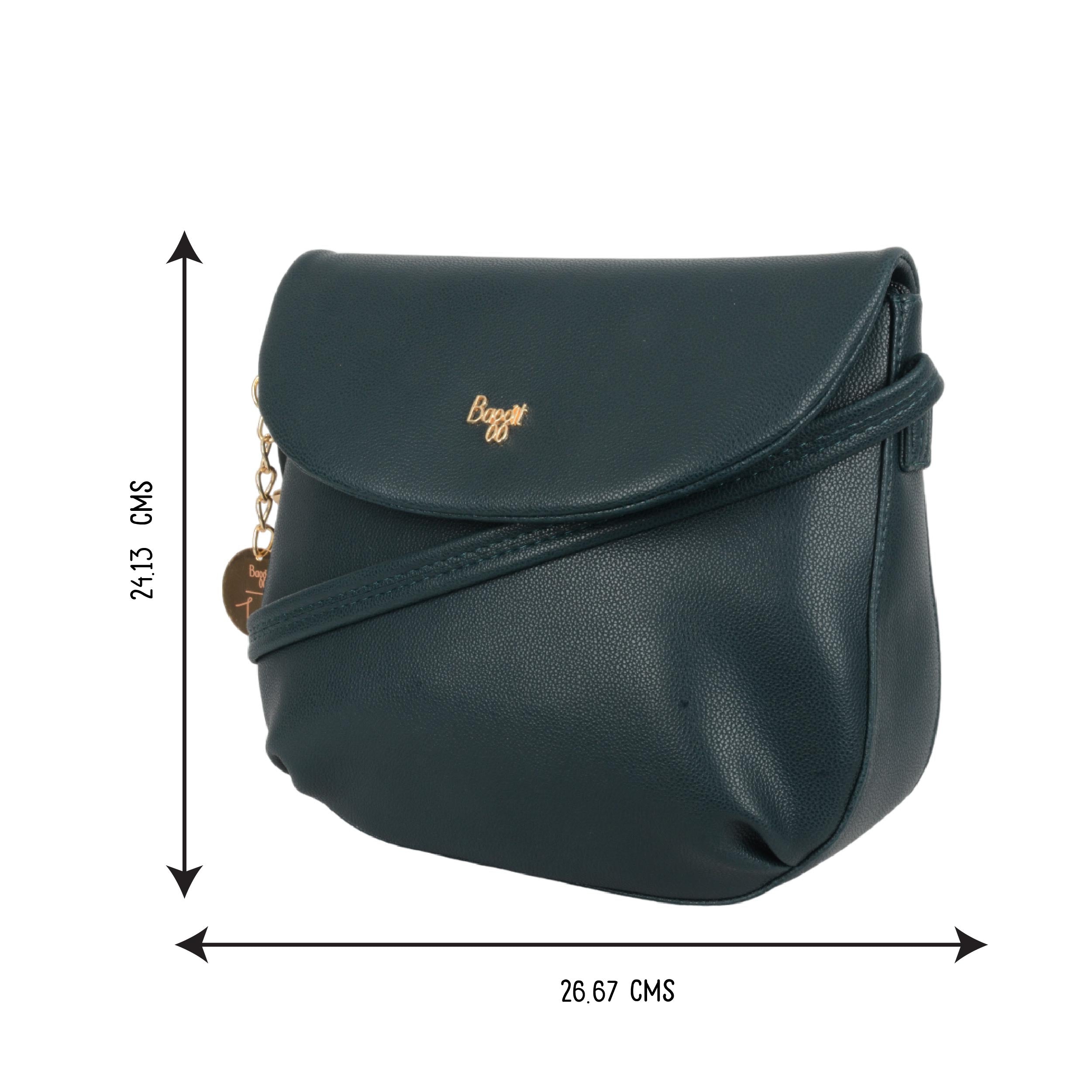 Plumo Green Small Saddle Bags