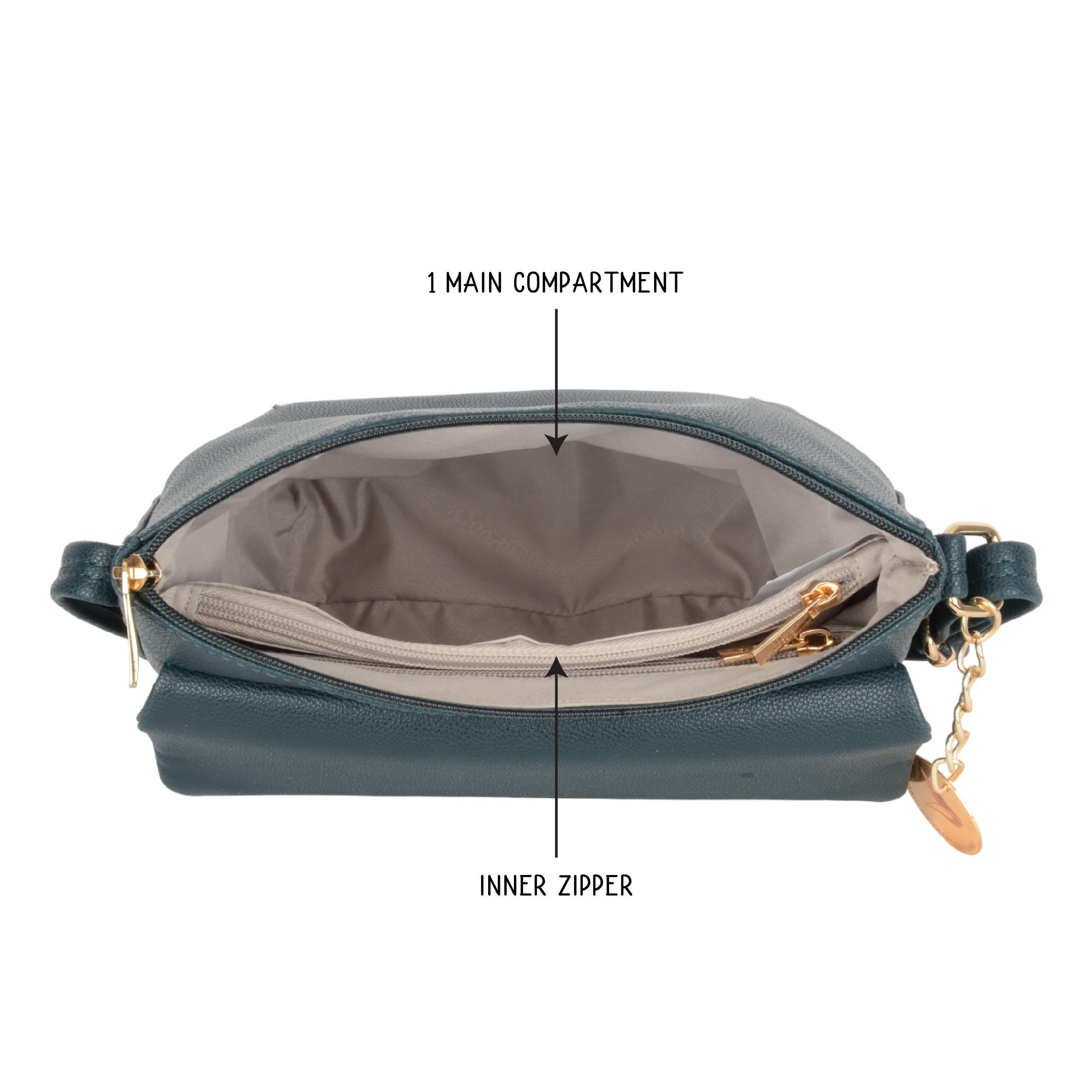 Plumo Green Small Saddle Bags