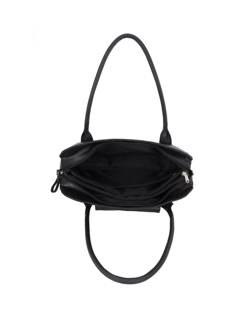 Prive Black Large Tote Bag