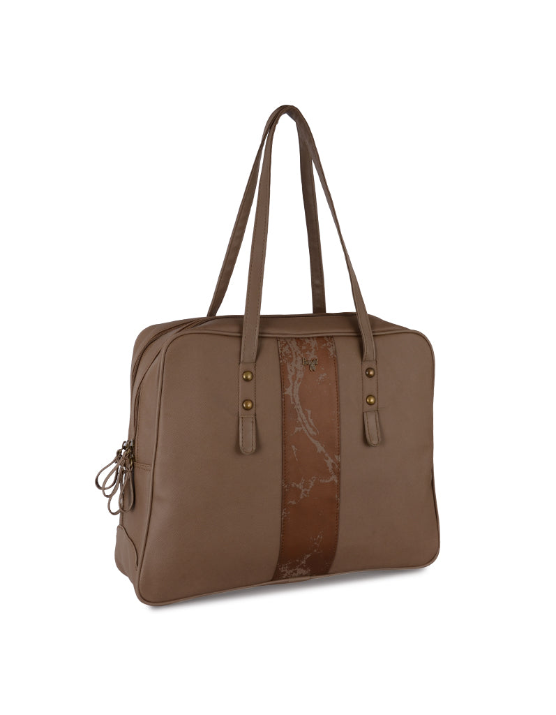 Pudin Beige Oversize Tote Bag